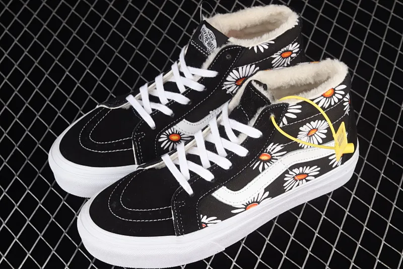 All categories Vans Vans series Vans Mid Vans China Vans Sk8-Mid Quan Zhilong GD Daisy plus velvet China casual sneakers VN0A3WSK8-2